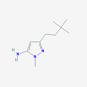 3-(3,3-Dimethylbutyl)-1-methyl-1H-pyrazol-5-amine