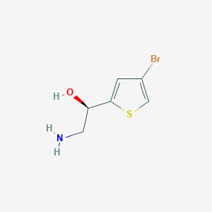 (1R)-2-Amino-1-(4-bromothiophen-2-yl)ethan-1-ol