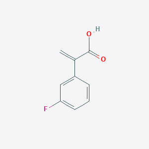 2-(3-Fluorophenyl)prop-2-enoic acid