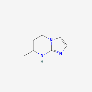 7-Methyl-5H,6H,7H,8H-imidazo[1,2-a]pyrimidine