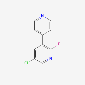 5-Chloro-2-fluoro-3-(pyridin-4-yl)pyridine