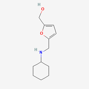 {5-[(Cyclohexylamino)methyl]furan-2-yl}methanol