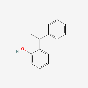 B1329670 2-(1-Phenylethyl)phenol CAS No. 4237-44-9