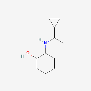 2-[(1-Cyclopropylethyl)amino]cyclohexan-1-ol