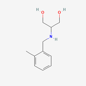 2-{[(2-Methylphenyl)methyl]amino}propane-1,3-diol