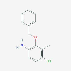 2-(Benzyloxy)-4-chloro-3-methylaniline