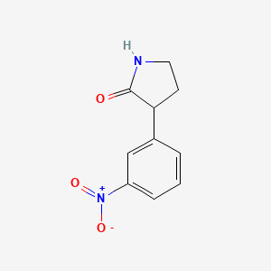 3-(3-Nitrophenyl)pyrrolidin-2-one