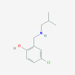 4-Chloro-2-{[(2-methylpropyl)amino]methyl}phenol