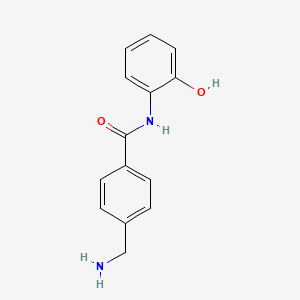 molecular formula C14H14N2O2 B13296743 4-(aminomethyl)-N-(2-hydroxyphenyl)benzamide 