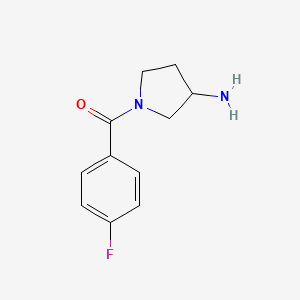 1-(4-Fluorobenzoyl)pyrrolidin-3-amine