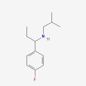 [1-(4-Fluorophenyl)propyl](2-methylpropyl)amine