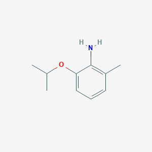 molecular formula C10H15NO B13296757 2-Isopropoxy-6-methylaniline 