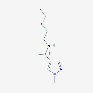 (2-Ethoxyethyl)[1-(1-methyl-1H-pyrazol-4-yl)ethyl]amine