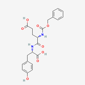molecular formula C22H24N2O8 B1329689 苄氧羰基谷氨酰酪氨酸 CAS No. 988-75-0