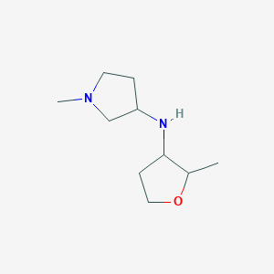 1-methyl-N-(2-methyloxolan-3-yl)pyrrolidin-3-amine