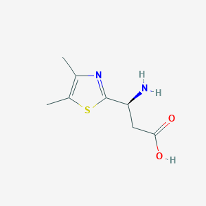 (3S)-3-Amino-3-(dimethyl-1,3-thiazol-2-yl)propanoic acid