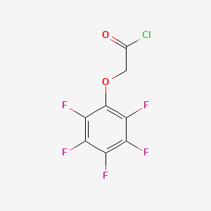 molecular formula C8H2ClF5O2 B1329693 (Pentafluorophenoxy)acetyl chloride CAS No. 55502-53-9