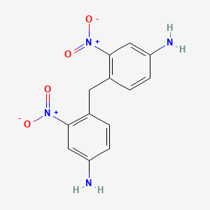 molecular formula C13H12N4O4 B1329696 4,4'-Methylenebis(3-nitroaniline) CAS No. 26946-33-8