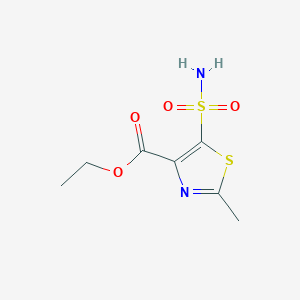 Ethyl 2-methyl-5-sulfamoyl-1,3-thiazole-4-carboxylate