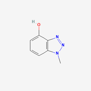 molecular formula C7H7N3O B13297001 1-Methyl-1H-1,2,3-benzotriazol-4-ol 