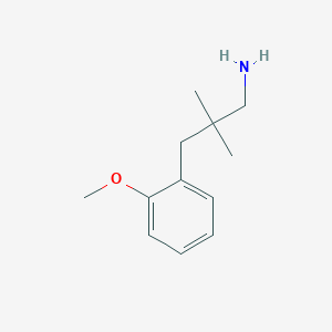 3-(2-Methoxyphenyl)-2,2-dimethylpropan-1-amine