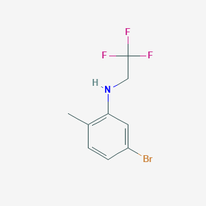 5-bromo-2-methyl-N-(2,2,2-trifluoroethyl)aniline