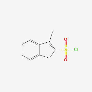 3-methyl-1H-indene-2-sulfonyl chloride