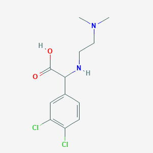 2-(3,4-Dichlorophenyl)-2-{[2-(dimethylamino)ethyl]amino}acetic acid