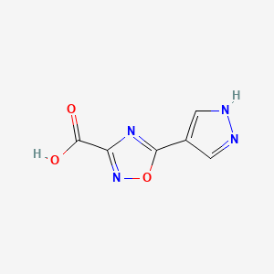 5-(1H-pyrazol-4-yl)-1,2,4-oxadiazole-3-carboxylic acid