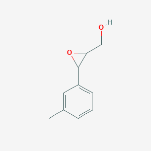 molecular formula C10H12O2 B13297167 [3-(3-Methylphenyl)oxiran-2-yl]methanol 