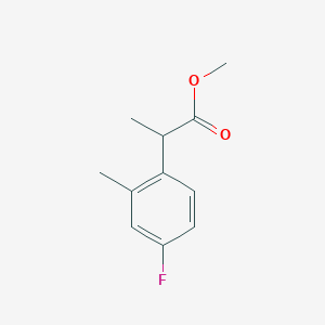 Methyl 2-(4-fluoro-2-methylphenyl)propanoate