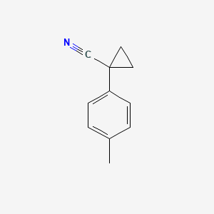 molecular formula C11H11N B1329718 1-(4-Methylphenyl)-1-cyclopropanecarbonitrile CAS No. 71172-78-6