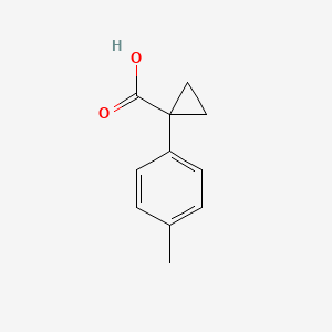 molecular formula C11H12O2 B1329719 1-(对甲苯基)环丙烷羧酸 CAS No. 83846-66-6