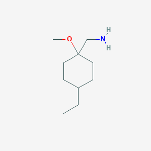 (4-Ethyl-1-methoxycyclohexyl)methanamine