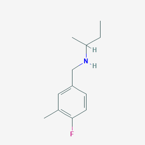 (Butan-2-yl)[(4-fluoro-3-methylphenyl)methyl]amine