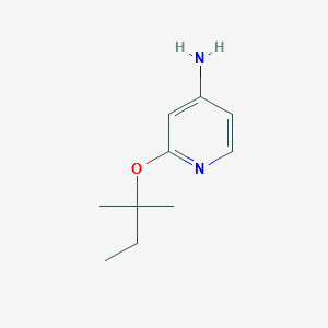 2-[(2-Methylbutan-2-yl)oxy]pyridin-4-amine