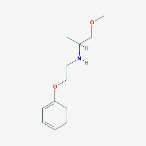 (1-Methoxypropan-2-yl)(2-phenoxyethyl)amine