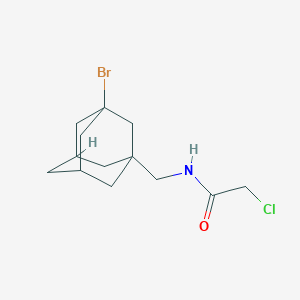 N-[(3-bromoadamantan-1-yl)methyl]-2-chloroacetamide