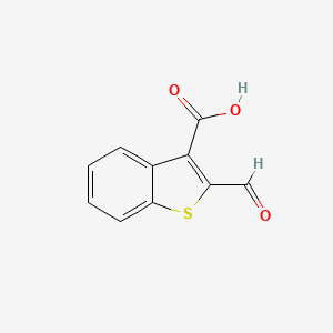 2-Formyl-1-benzothiophene-3-carboxylic acid