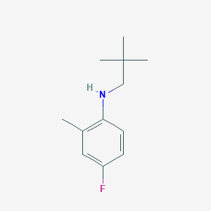 N-(2,2-dimethylpropyl)-4-fluoro-2-methylaniline