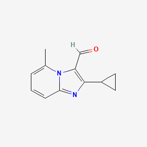 2-Cyclopropyl-5-methylimidazo[1,2-A]pyridine-3-carbaldehyde