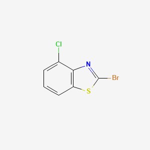 B1329740 2-Bromo-4-chlorobenzothiazole CAS No. 3622-40-0