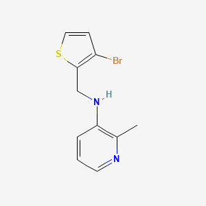 N-[(3-Bromothiophen-2-yl)methyl]-2-methylpyridin-3-amine