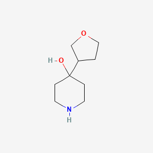 4-(Oxolan-3-yl)piperidin-4-ol