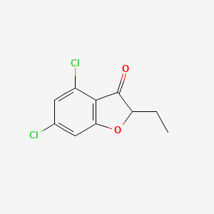 4,6-Dichloro-2-ethyl-2,3-dihydro-1-benzofuran-3-one