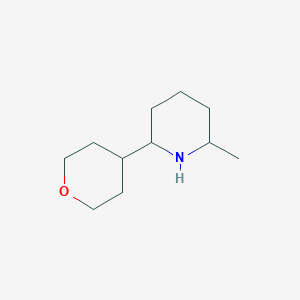 2-Methyl-6-(oxan-4-yl)piperidine