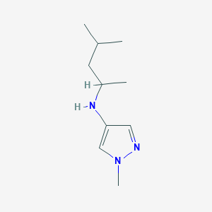 1-methyl-N-(4-methylpentan-2-yl)-1H-pyrazol-4-amine