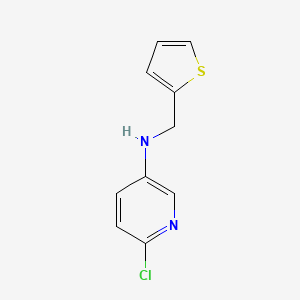 6-chloro-N-(thiophen-2-ylmethyl)pyridin-3-amine