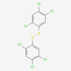 molecular formula C12H4Cl6S2 B1329746 2,4,5-三氯苯基二硫化物 CAS No. 3808-87-5