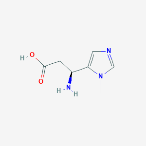 (3S)-3-amino-3-(1-methyl-1H-imidazol-5-yl)propanoic acid